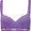 PUMA Women's Print Low Impact Sports Bra - Astor Purple