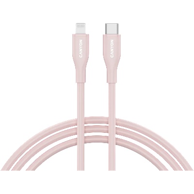 CANYON cable CLNM60 C-L 60W MFI 1m Silicon Pink