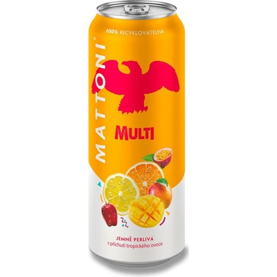 Mattoni multi minerální voda plech multi 0,5 l