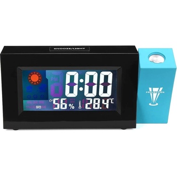 Foxgood Прожекционен часовник с термометър и хигрометър 8290 (1689)