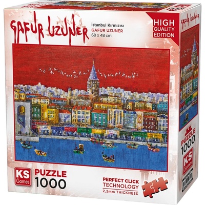 KS Games Пъзел KS Games от 1000 части - Червеният Истанбул (20791)