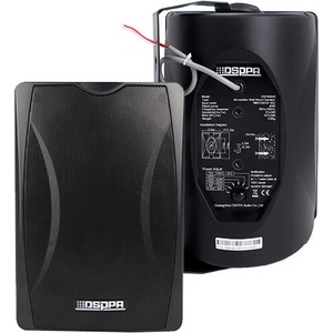 DSPPA Стенни тонколони 40W, DSPPA DSP8064B, 100V и 8Ohm, 65Hz-20kHz, черни (чифт)