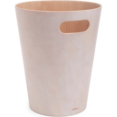 Umbra Béžový kancelářský odpadkový koš 7,5 l Woodrow