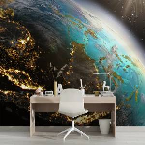 Art Gift Decor Фототапет космически светлини