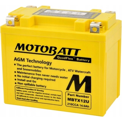 Motobatt MBTX12U