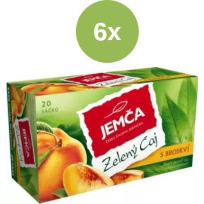 Jemča Zelený čaj s broskyňou 6 x 30 g