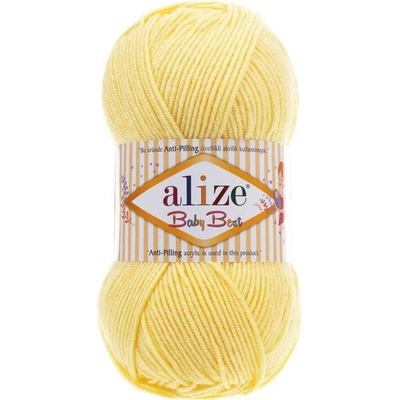 Alize příze Baby Best 250 pastelově žlutá