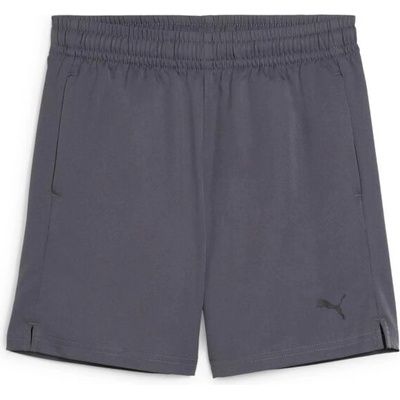 Puma TAD ESSENTIALS WOVEN shorts B chlapecké sportovní trenýrky šedá