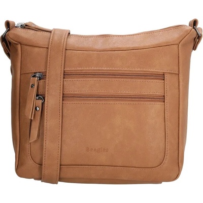 Svetlohnedá elegantná crossbody kabelka „Emerylis”