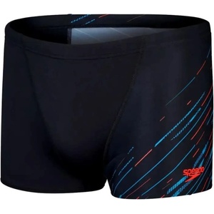 Speedo hyperboom v-cut aquashort black/blue s - uk32