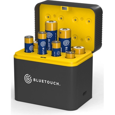 Nabíječka pro USB-C nabíjecí baterie AA/AAA BLUETOUCH USB-C AA/AAA Černá,Žlutá,Bílá – Sleviste.cz