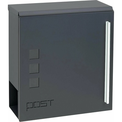 Richter Oceľová schránka BK.501.GW.AM so zvýšenou ochranou pČervenái prieniku vody s okienkami