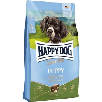 Happy Dog Sensible Puppy Lamb & Rice - храна за подрастващи кученца, с чувствителен стомах след от 1-ия до 6-ия месец, с агне и ориз, 10 кг, Германия - 61009