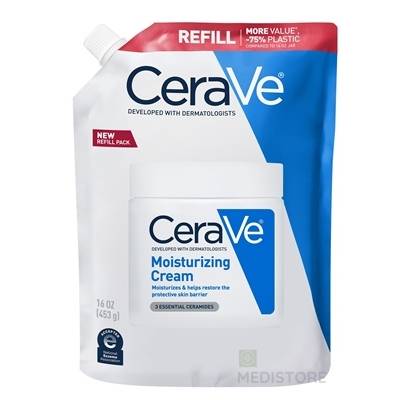 CeraVe HYDRATAČNÝ KRÉM REFILL PACK na suchú až veľmi suchú pokožku, náplň 1x453 g VICHY Laboratoires