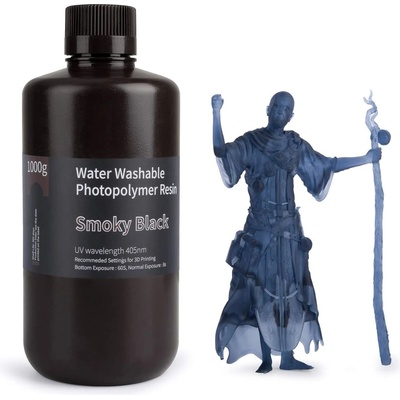 Elegoo Water-washable Resin 1KG, Smoky Black (50.103.0026)