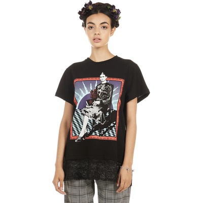 DISTURBIA тениска хардкор дамски - Фрида залез - disturbia - fkdm09