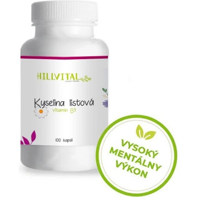 HillVital B9 vitamín kyselina listová 100 kapsúl