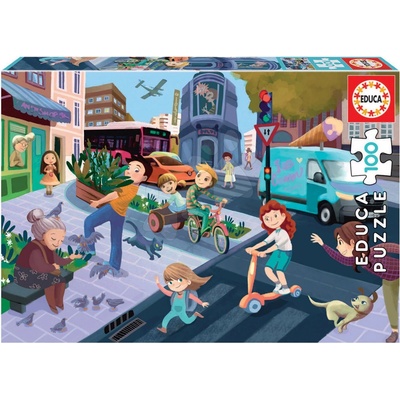 EDUCA Ve městě 100 dielov