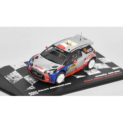 DeAgostini Citroen DS3 RRC ADAC Rallye Německo 2013 Rallye automobily časopis s modelem 23 1:43