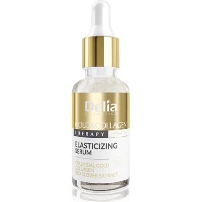 Delia Cosmetics Gold & Collagen Therapy серум увеличаващ еластичността на кожата 30ml