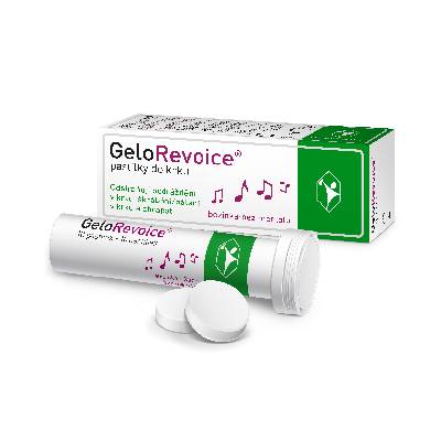 GeloRevoice pastilky do krku třešeň mentol 10ks