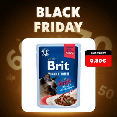 Brit Premium Cat Sterilised Lamb 85 g