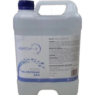 Aqvitox-D prostriedok na ošetrenie rán roztok v bandaske 5 l