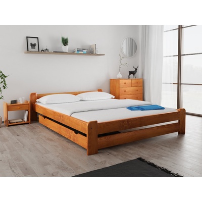 Textilomanie Emily jelša s latkovým roštom s matrací Deluxe 10 cm