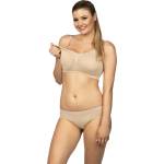 Lupoline Сутиен с меки чашки за кърмачки в бежов цвят 3087 mkeh-52068-beŻ - Бежов, размер s/m