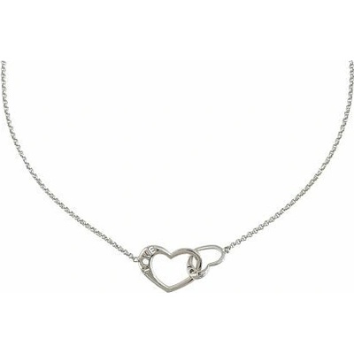 Infinitysilver stříbrný náramek propojená srdce LOVE 2021025