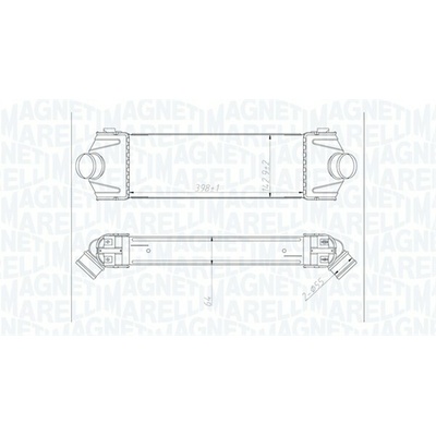 Chladič plniaceho vzduchu MAGNETI MARELLI 351319204320