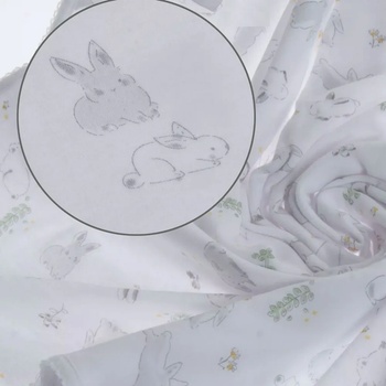 Gamberritos Бебешко одеяло Gamberritos - Зайци, 80 х 80 cm (10907)