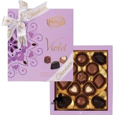 Bolci Chocolates Bolci Bonboniéra Violet 130 g