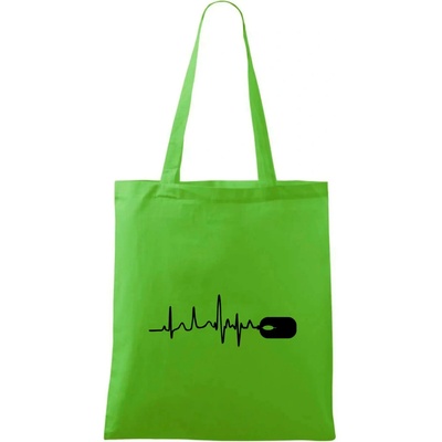 EKG myš Taška bavlnená 42 x 38 cm Apple Green