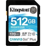 Kingston SDXC Canvas Go Plus 512GB C10 SDG3/512GB