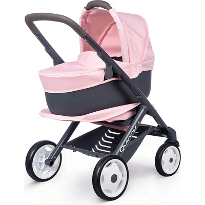 Smoby Количка за кукли 3 в 1 Smoby - Pram Quinny. светлорозова (7600253117)