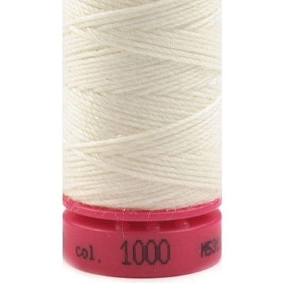 Polyesterové nitě Aspo 30 / riflové návin 30 m, střední, 1000 Cloud Cream