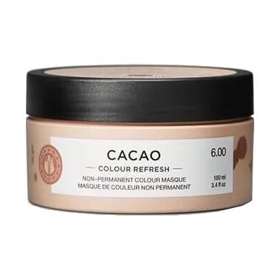 Maria Nila Jemná vyživující maska bez permanentních barevných pigmentů 6.00 Cacao (Colour Refresh Mask) 100 ml