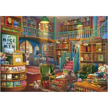 Image 1 of Educa - Puzzle Wonderfull Bokkshop - 1 000 piese