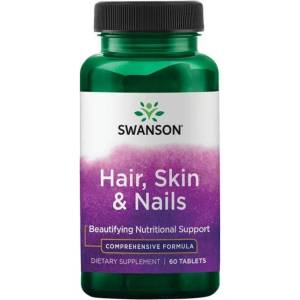 Swanson Hair, Skin & Nails, 60 таблетки, Swanson (SW883)