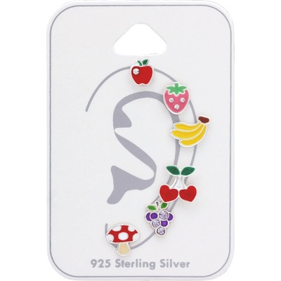 iŠperky set strieborných náušníc mix ovo ID|294783