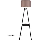 Reality Черна подова лампа с рафт (височина 152 cm) Colette - Reality (R41561032)