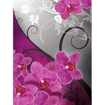 Preinterier Fototapeta panel - PL0103 - Ružová orchidea vlies - 206cm x 275cm