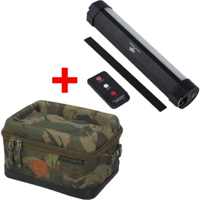 Giants fishing Pouzdro na elektroniku Medium + Světlo Camping Lamp LED Deluxe
