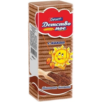 Image 1 of Karmela Кармела Бисквити ДЕТСТВО МОЕ Какао 200гр