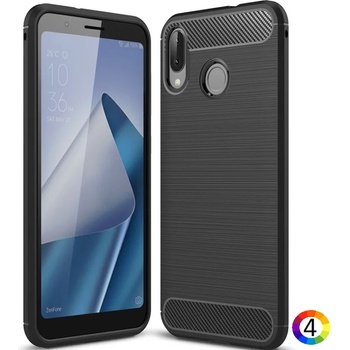 ASUS Zenfone Max (M1) ZB555KL Удароустойчив Carbon Fiber Калъф и Протектор