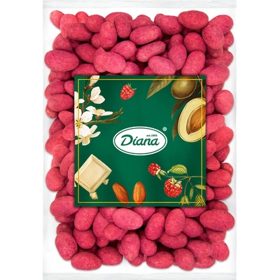 Diana Company Mandle v poleve z malín a bielej čokolády 500 g
