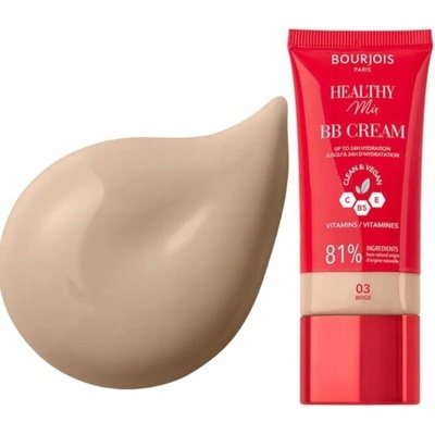 Bpurjois Paris Healthy Mix Clean & Vegan BB Cream bb krém 02 Vanile 30 ml