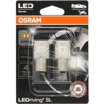 Image 1 of OSRAM Крушка OSRAM LED PY21W, 12V, 1.3W, 56lm, 2 броя