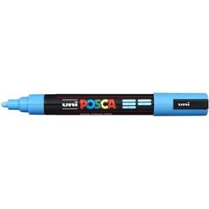 uni Декоративен маркер, 1, 8-2, 5 мм, UNI "Posca PC-5M", светлосин 286575000 (286575000)